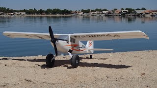 Eflite UMX Timber at Silverlakes in Helendale California [upl. by Aicina]