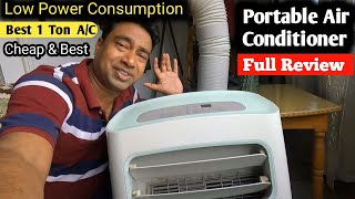 Cheap amp Best 1 TON Portable Air Conditioner AC  Low Power Cooling test Price  Full Review 2024 [upl. by Ashil919]