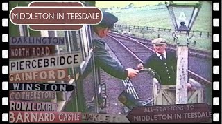 Darlington to MIDDLETONINTEESDALE train ride 1963 [upl. by Anerec]