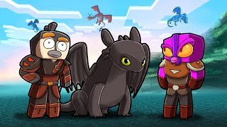 Minecraft Dragons  HOW TO TRAIN YOUR DRAGON [upl. by Joella]