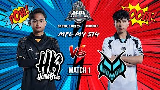 MPL MY S14  VAMOS VS HOMEBOIS l MINGGU 5 l MATCH 1 [upl. by Ammeg]