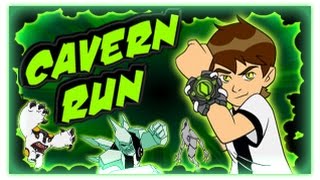 Ben 10  Cavern Run  Ben 10 Games [upl. by Devaj]