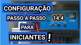 COMO CONFIGURAR O CONTROLADOR DE CARGA PWM Azulzinho   Para iniciantes da energia solar [upl. by Slater811]