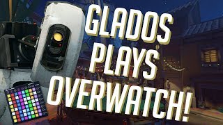 GLADoS Plays OVERWATCH Soundboard Pranks in Competitive Amazing Reactions [upl. by Soma806]