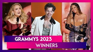 Grammys 2023 Winners Beyonce to Harry Styles  Meet Stars Who Won Big At The Awards Night [upl. by Fisa153]