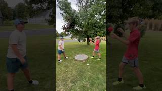 Spike ball game Pt1 shorts spikeball [upl. by Annahsirhc]