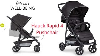 Hauck Pushchair Rapid 4 Up to 25 Kg unpacking and installation guide and review [upl. by Harifaz53]