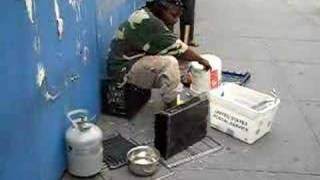 drums beat homeless music 5th Avenue New York [upl. by Icken644]