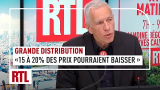 Grande distribution  quot15 à 20 des prix pourraient baisser ça veut dire que le reste va augmenterquot [upl. by Liz]