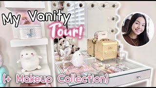 FULL VANITY TOUR AND MAKEUP COLLECTION💄✨ [upl. by Alrats999]