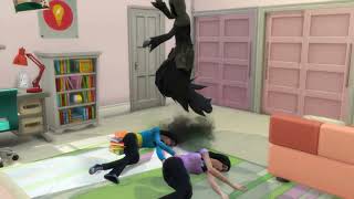 Las Mellizas Mojadas Mil Maneras de Morir Los Sims 4  Wet Twins 1000 ways to die The Sims 4 [upl. by Elocim]