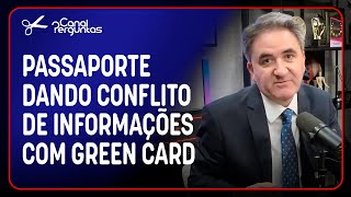 PASSAPORTE MARCANDO SOLTEIRA E GREEN CARD MARCANDO CASADA É COMUM  Cortes do Canal Perguntas [upl. by Eissalc]