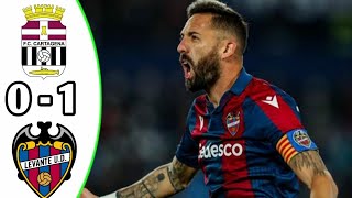 Cartagena vs Levante 01 Resumen  LaLiga Smartbank 2024 eFootball [upl. by Anasor]