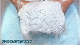 Creamy fluffy paste ☁️ Squeezing sponges 🧽 Asmr [upl. by Wallas860]