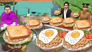 Eggs Noodles In Bred  ब्रेड मैं अंडा नूडल्स  Hindi Story  We Inspired 2 [upl. by Ri]