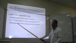 LibermannBurchards test Part 1 Identification of Cholesterol [upl. by Johiah]