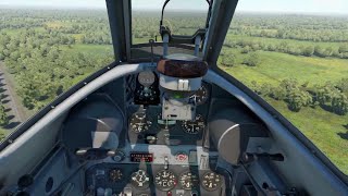 Бой на Reggiane Re2001 CN в VR шлеме в War Thunder СБ режим [upl. by Porcia]