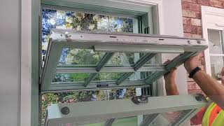 How To Remove The Top Sash On uPVC Sash Windows  Quickslide [upl. by Valerio]