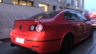 VW Passat R36 w BullX Exhaust  Revs and LOUD Accelerations [upl. by Nilpik]