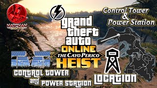 GTA V ONLINE  Control Tower and Power Station Location in Cayo Perico Heist  Point of Interest [upl. by Rimola803]