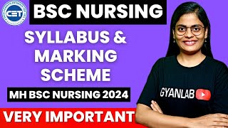 BSc Nursing Syllabus amp Marking Scheme  MH  Gyanlab  Anjali Patel  Very Important [upl. by Saul4]