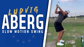 Europes NEW Sensation Ludvig Aberg Slow Motion Golf Swing [upl. by Arehsat]