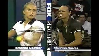 Martina Hingis vs Amanda Coetzer San Diego 1999 SF [upl. by Gosnell]