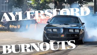 Burnouts and Cars Leaving Aylesford Car Show [upl. by Sezen]