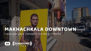 Makhachkala Downtown Streets Dagestan — 4K Walking Tour  Binaural ASMR [upl. by Delle]