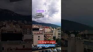 Tiziouzou météo vidéo ☁️06 décembre ☁️810☁️ Ciel très couvert au matin mais pas encore de pluie [upl. by Trometer]