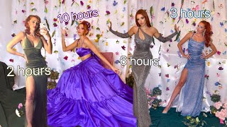 Prom dresses you can make QUICK or u can wear them on a red carpet if ur 2 old 4 prom [upl. by Amitaf7]