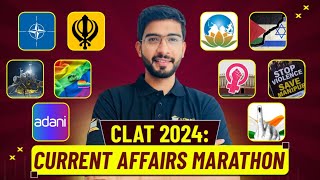 CLAT 2024 Current Affairs Grand Marathon I Current Affairs I Keshav Malpani [upl. by Vasileior]