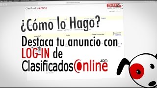 ¿Cómo lo hago  Destacar tu anuncio con LogIn [upl. by Astrea605]