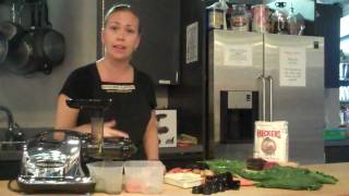 Omega 8006 Juicer Juicing Demonstration at Kitchen Kapers [upl. by Devaney273]