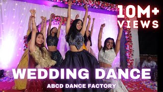 WEDDING BOLLYWOOD DANCE  ABCD DANCE FACTORY  CHOREOGRAPHY  TRENDING SONGS MIX [upl. by Garlaand310]