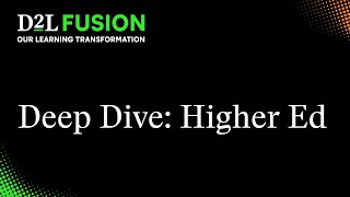 Product Deep Dive Higher Education [upl. by Ahseyi]