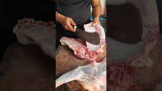 Amazing Pomfret Big Goats Leg Cutting Skills  Goats Meat Cutting Live  shorts [upl. by Ronna]