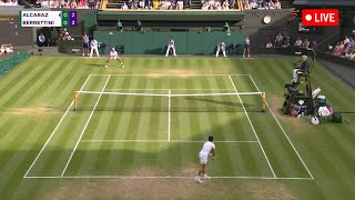 Carlos Alcaraz vs Matteo Berrettini ATP WIMBLEDON 2023  TENNIS LIVE🔴 [upl. by Mailiw213]