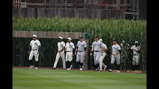 Watch Kevin Costner narrates Field of Dreams tribute prior to White SoxYankees game [upl. by Laurena]