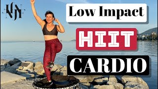 Mini Trampoline Workout HIIT  LowImpact Rebounder Workout All Cardio [upl. by Azelea319]