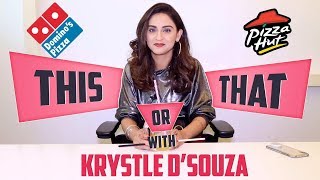 Krystle D’Souza Plays This Or That  India Forums Exclusive [upl. by Sonahpets314]