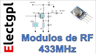 Mdulos de Radiofrecuencia 433MHz  Como funcionan [upl. by Filahk]