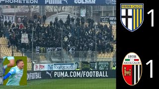 Un punto che vale oro 🤍🖤 Parma Ascoli live reaction [upl. by Ardnasirhc433]