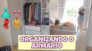 ORGANIZANDO MEU ARMÁRIO  Tour pelo ARMÁRIO  Shirley Soares [upl. by Elleinad]