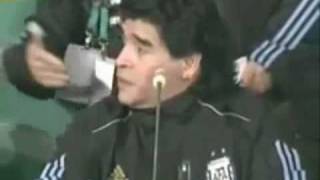 MARADONA VS MULLER WORLD CUP SUDAFRICA 2010 [upl. by Niel]