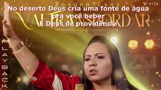 ROSANA LYNS  VAI TRANSBORDAR  PLAYBACK  Lyric Videoletra [upl. by Notxed]