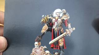 Sisters of Battle  Canoness Veridyan  Unboxing amp First Look WH40K [upl. by Balf]