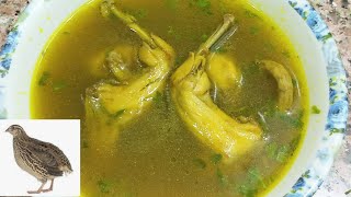 Quail healthy soup batair ki yakhni soup naazkitchen [upl. by Winebaum]