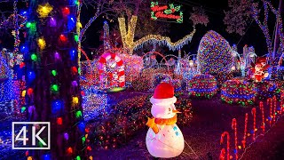 4K 🎄 Christmas Lights  Loomis California [upl. by Rotow]