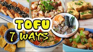 TOFU 7 WAYS Vegan recipes  Đậu phụ 7 món  Helens Recipes [upl. by Dobrinsky]